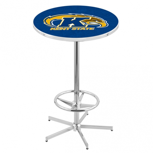 42 inch Chrome Kent State Pub Table