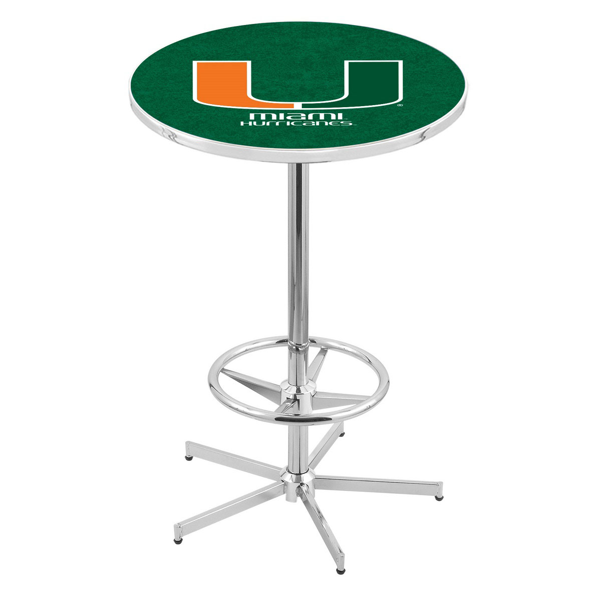 inch Chrome Miami Pub Table