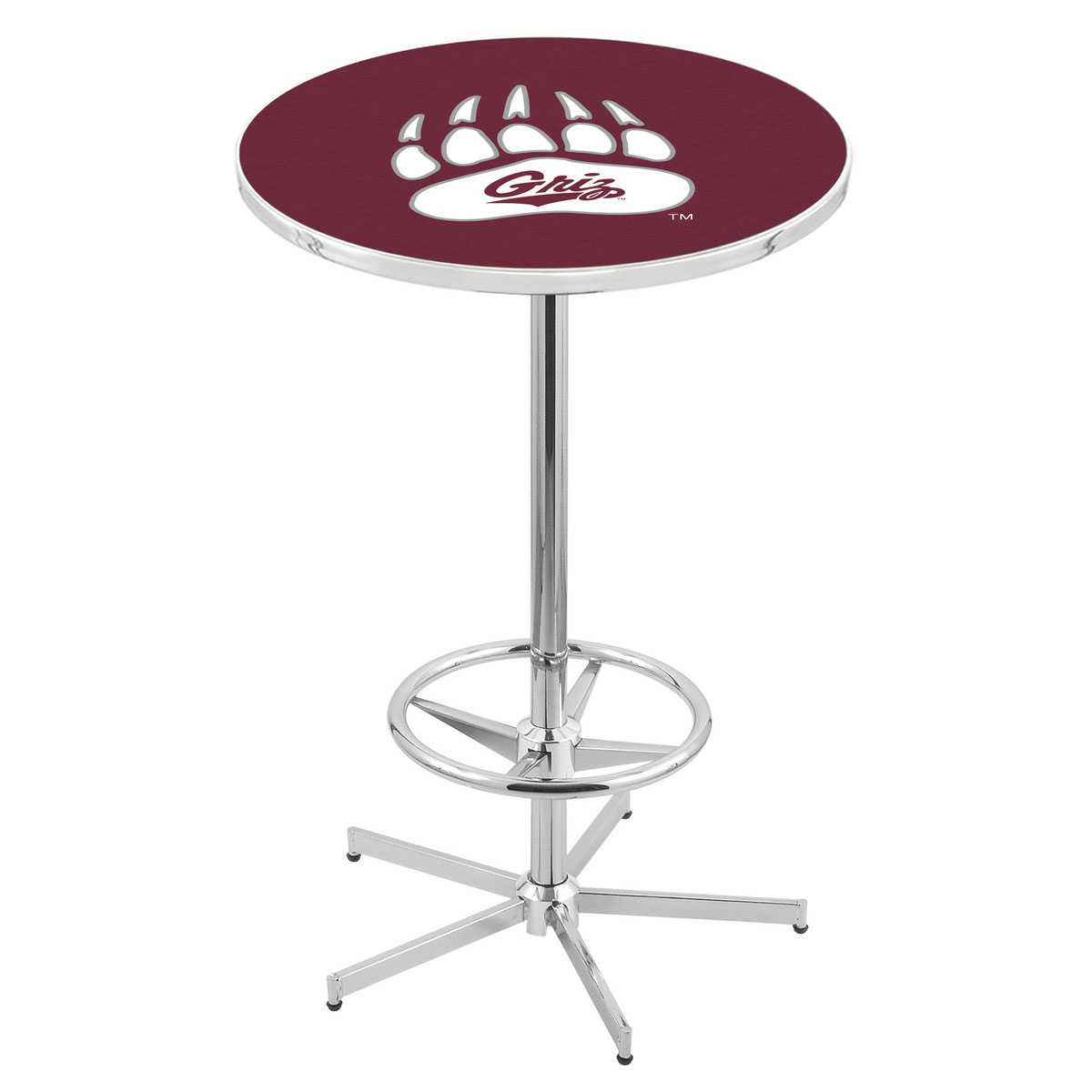 inch Chrome Montana Pub Table