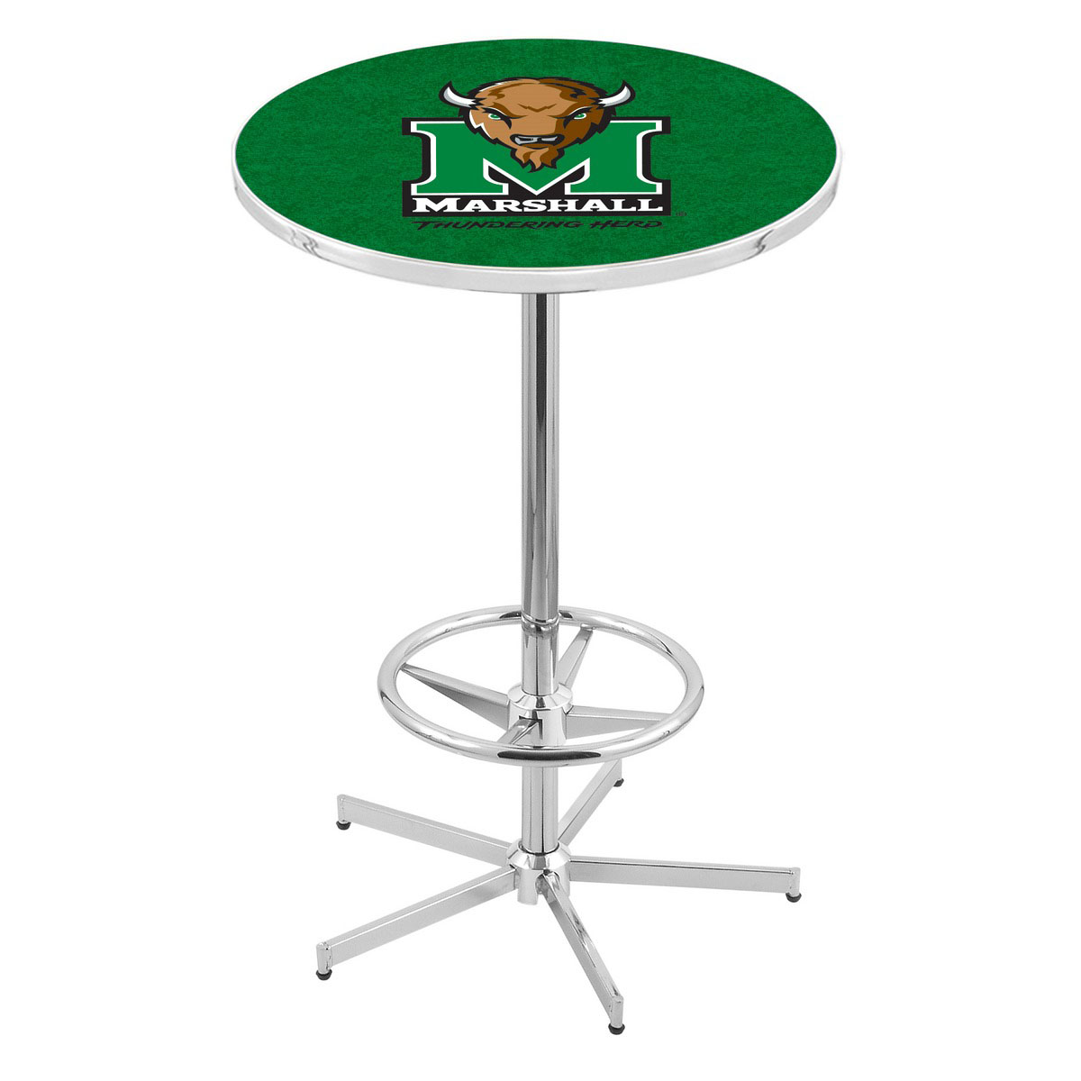inch Chrome Marshall Pub Table