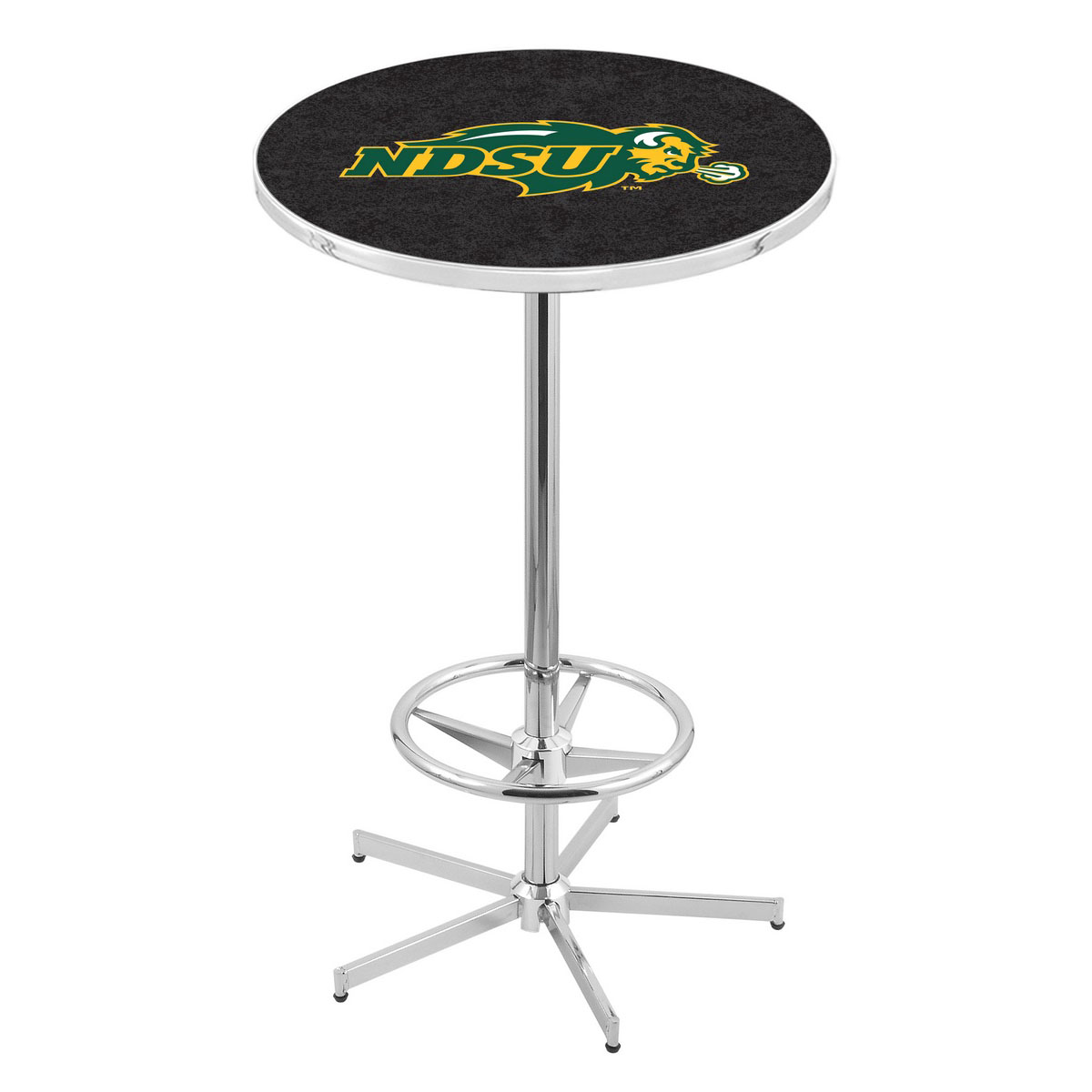 inch Chrome North Dakota State Pub Table