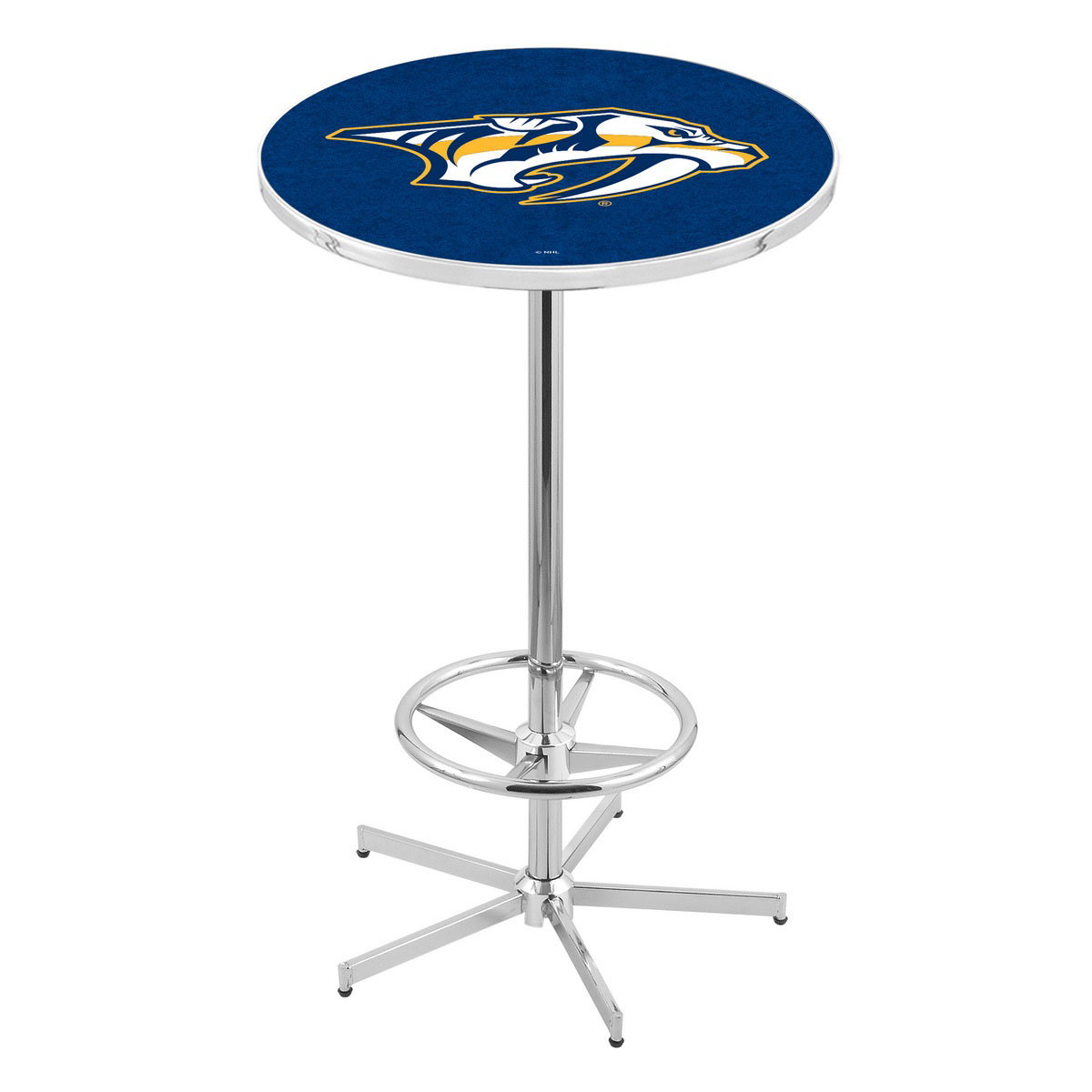 inch Chrome Nashville Predators Pub Table
