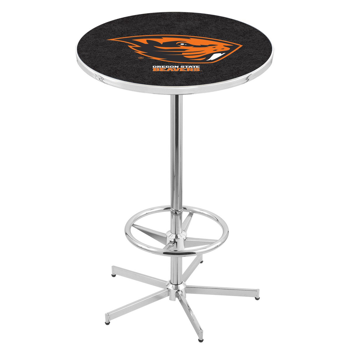 inch Chrome Oregon State Pub Table