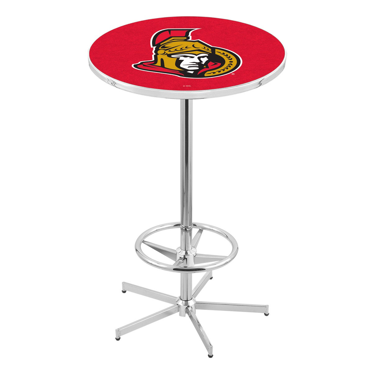 inch Chrome Ottawa Senators Pub Table