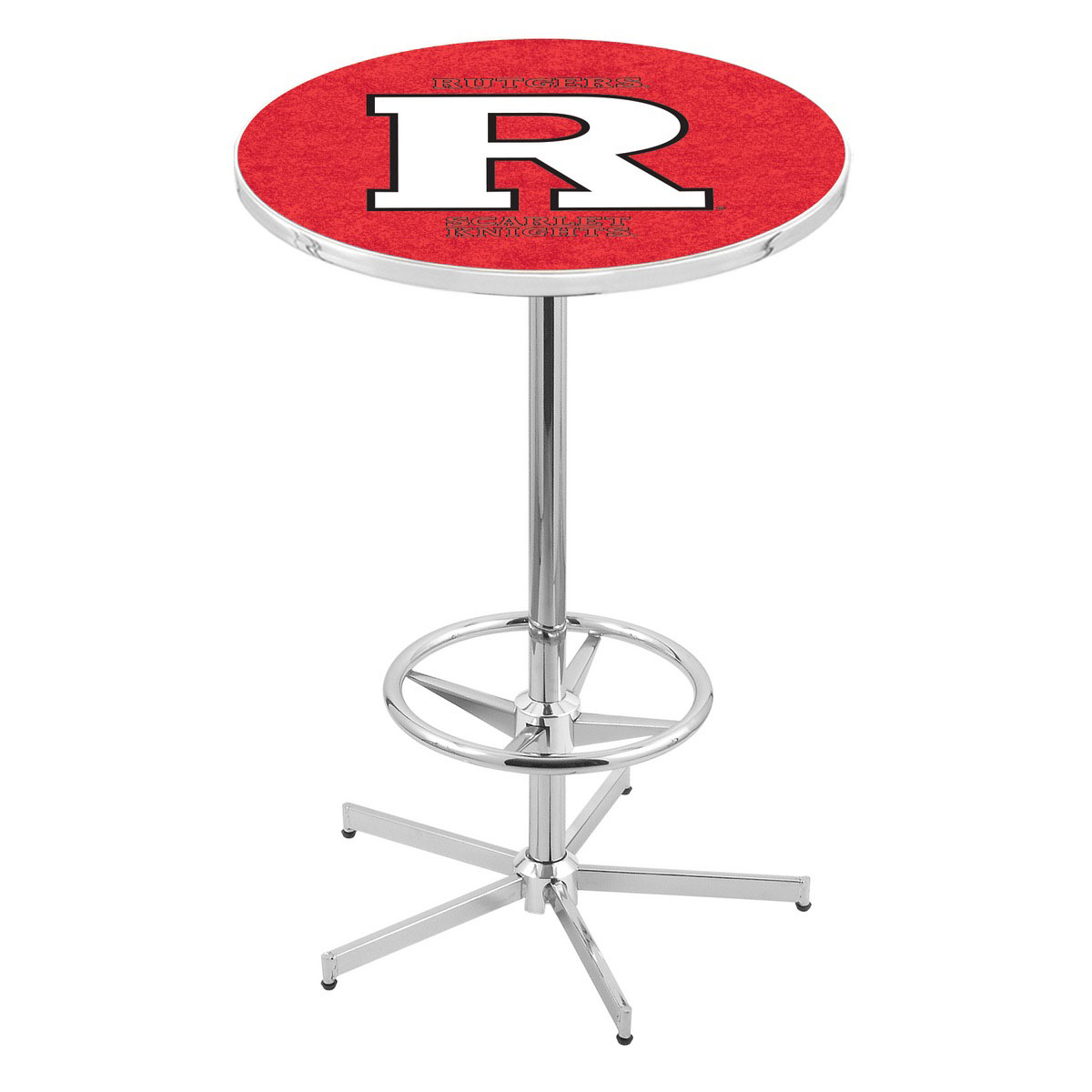 inch Chrome Rutgers Pub Table