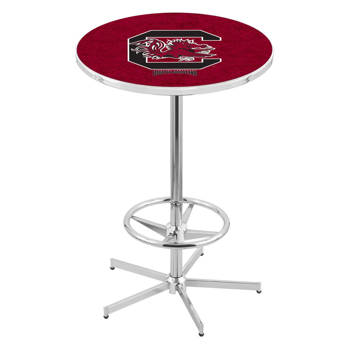 inch Chrome South Carolina Pub Table