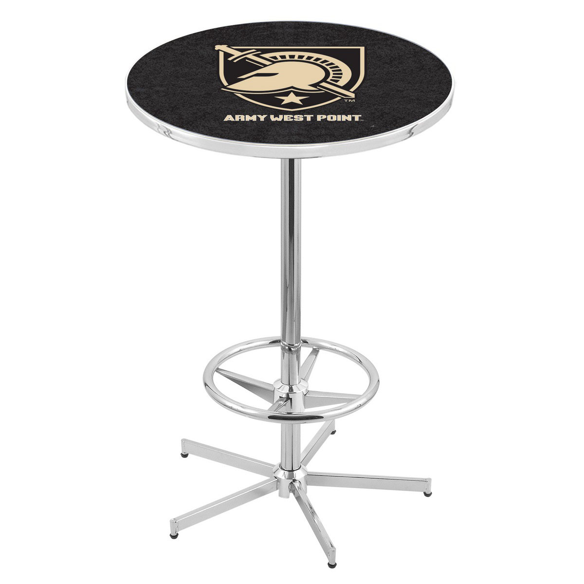 inch Chrome US Military Academy Pub Table