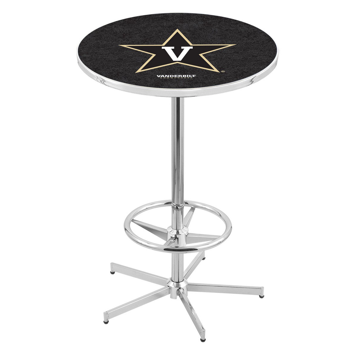 inch Chrome Vanderbilt Pub Table