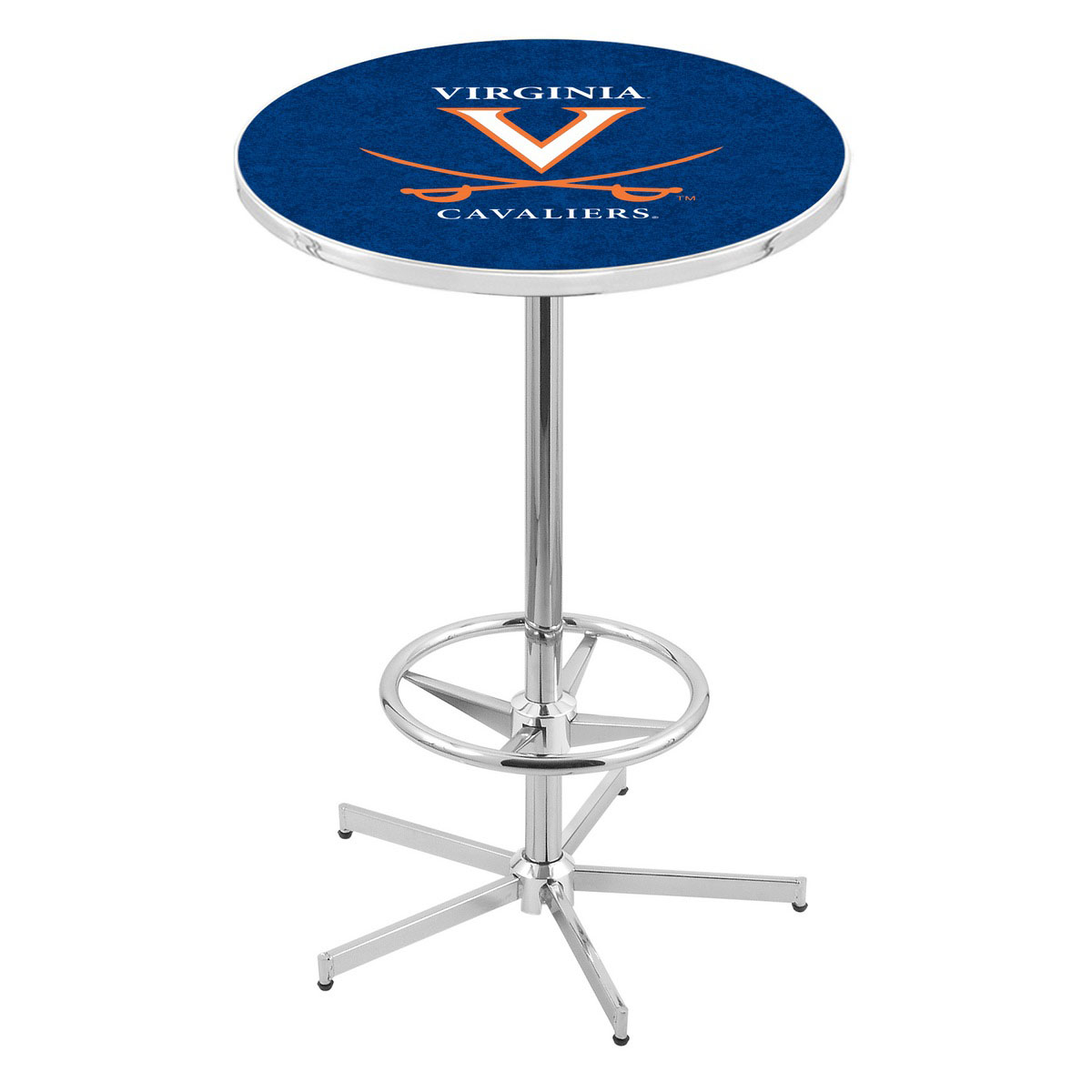 inch Chrome Virginia Pub Table