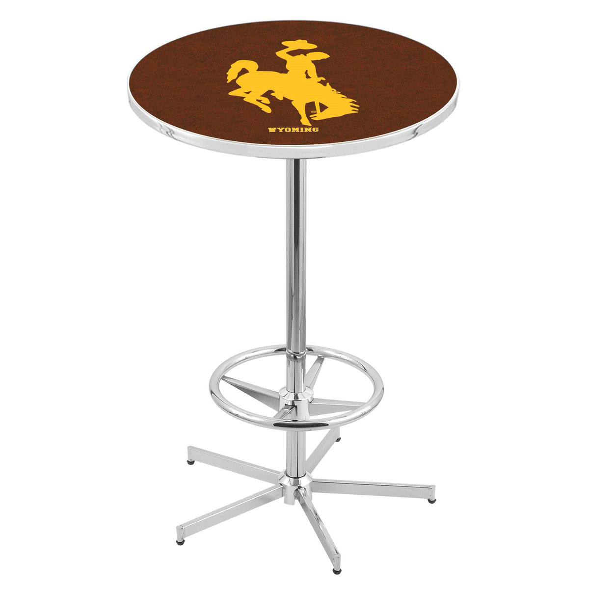 inch Chrome Wyoming Pub Table