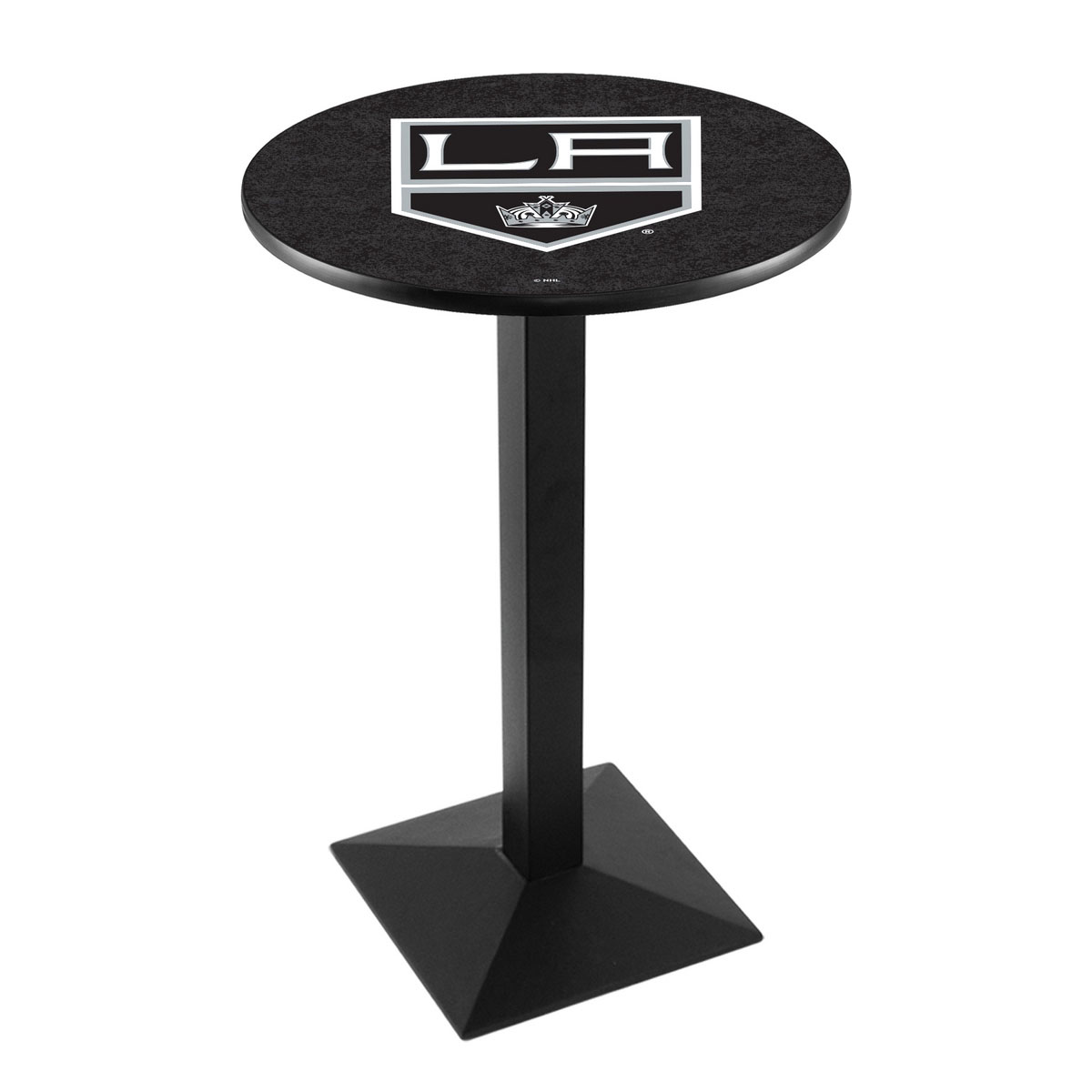 Los Angeles Kings Logo Pub Bar Table with Square Stand