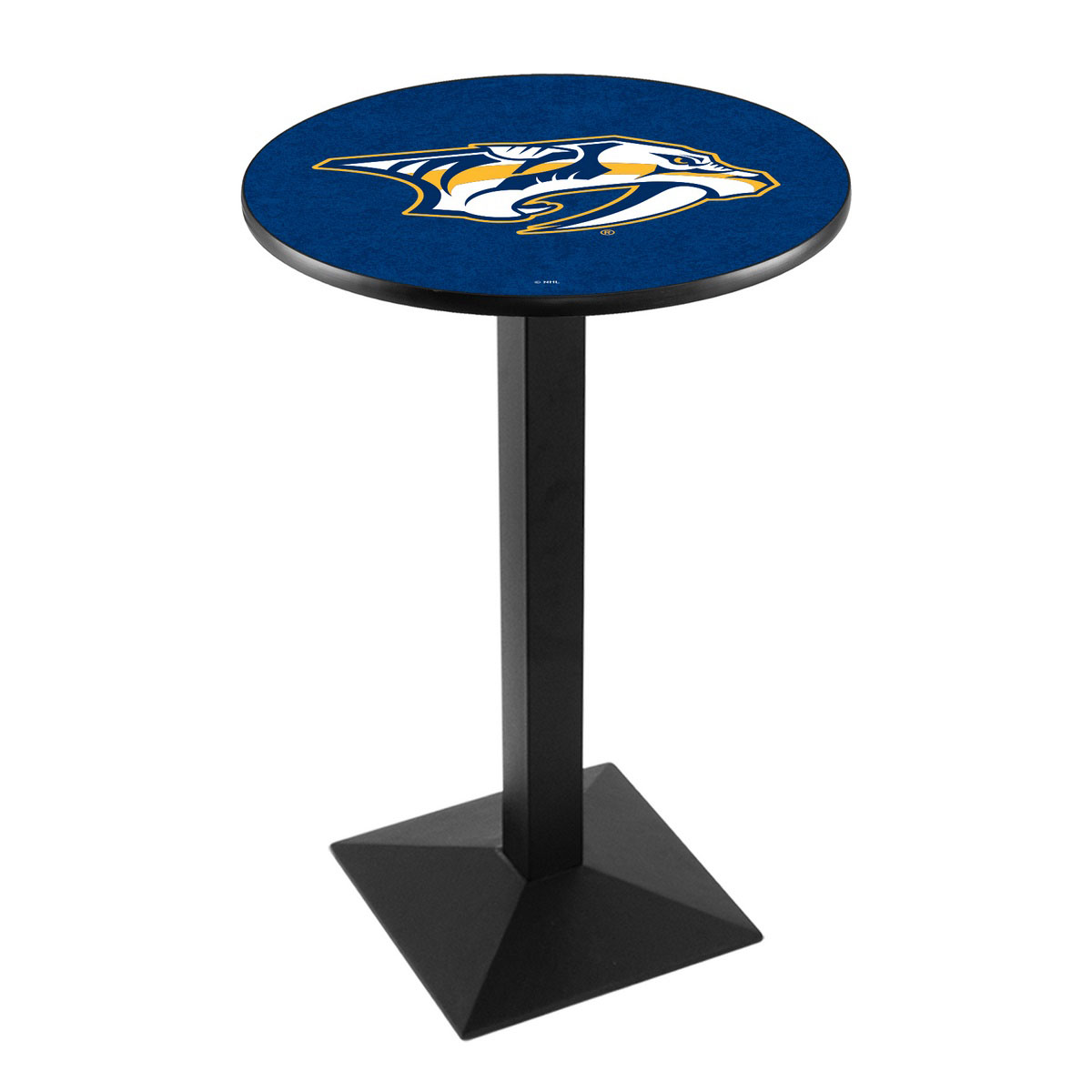 Nashville Predators Logo Pub Bar Table with Square Stand