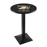 US Military Academy Logo Pub Bar Table with Square Stand