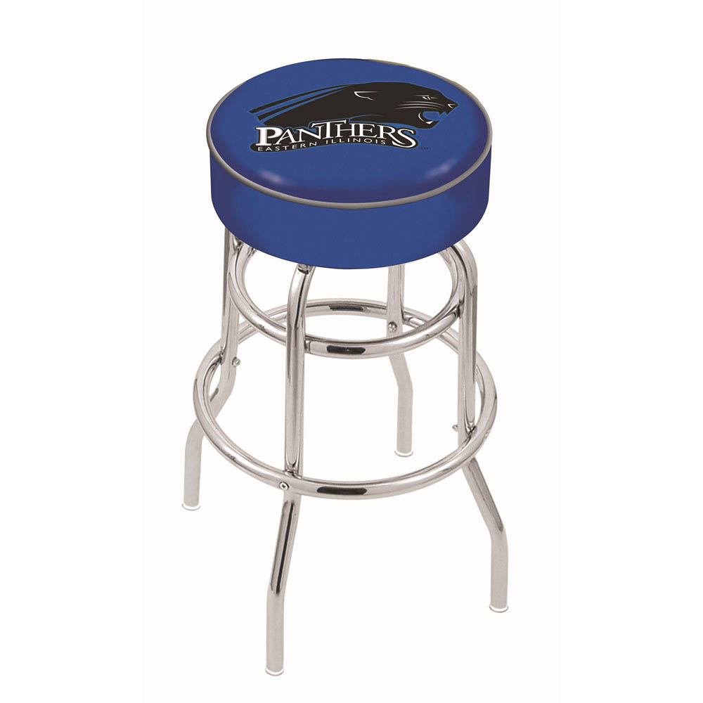 inch Eastern Illinois Chrome 2-Ring Base Swivel Bar Stool