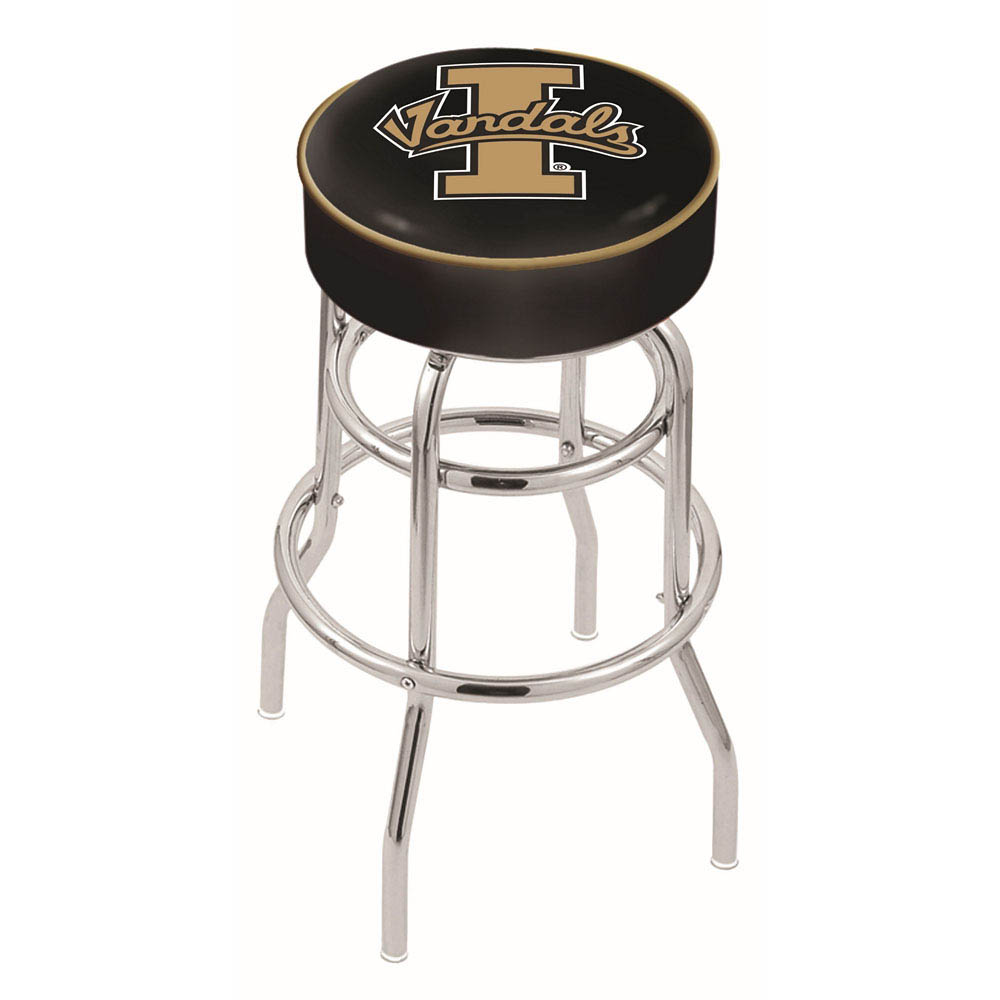 inch Idaho Chrome 2-Ring Base Swivel Bar Stool