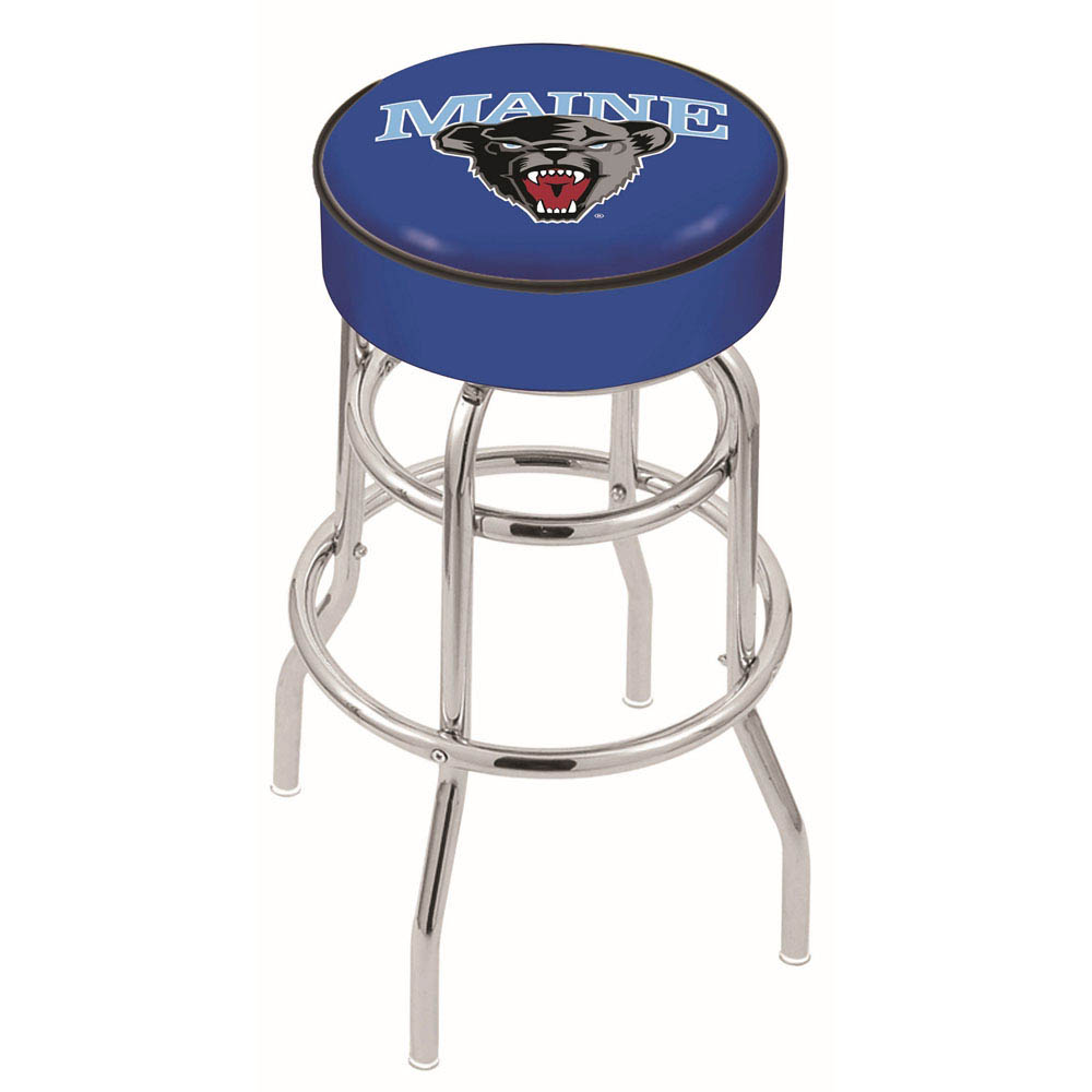inch Maine Chrome 2-Ring Base Swivel Bar Stool