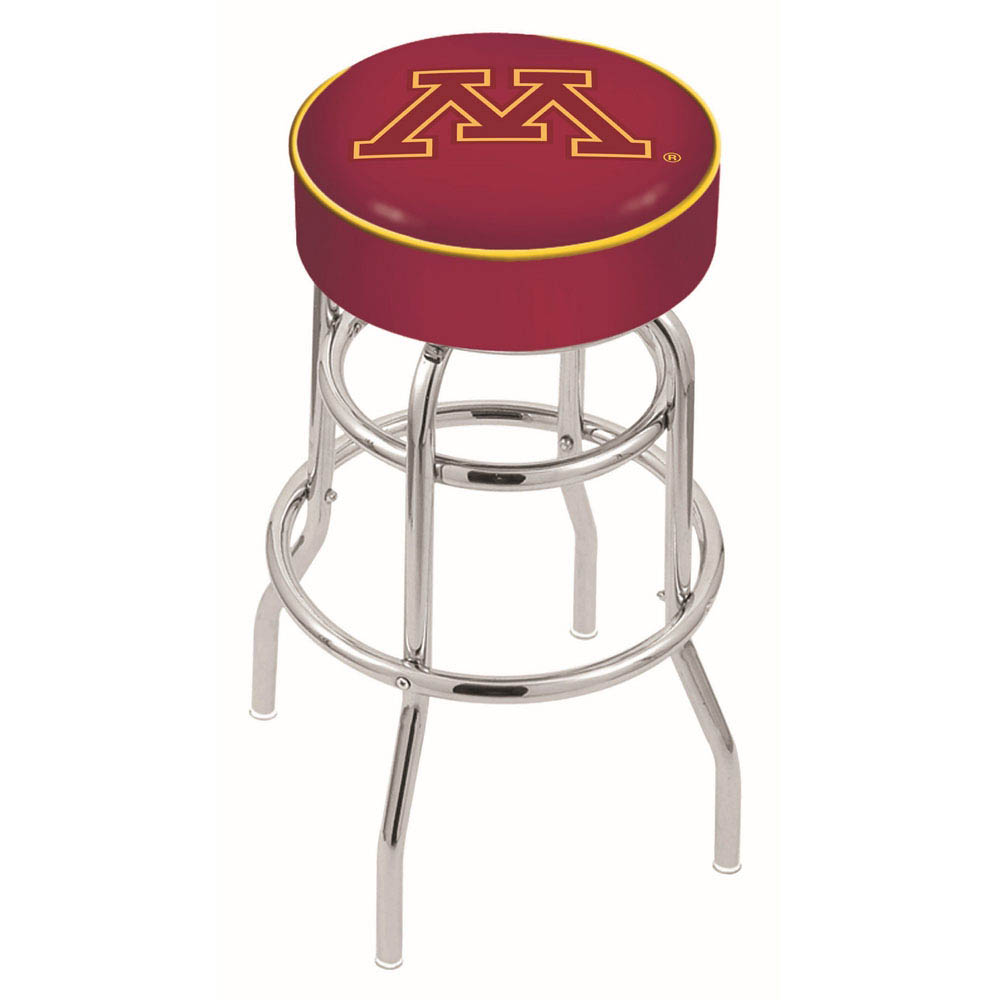 25 inch Minnesota Chrome 2-Ring Base Swivel Bar Stool