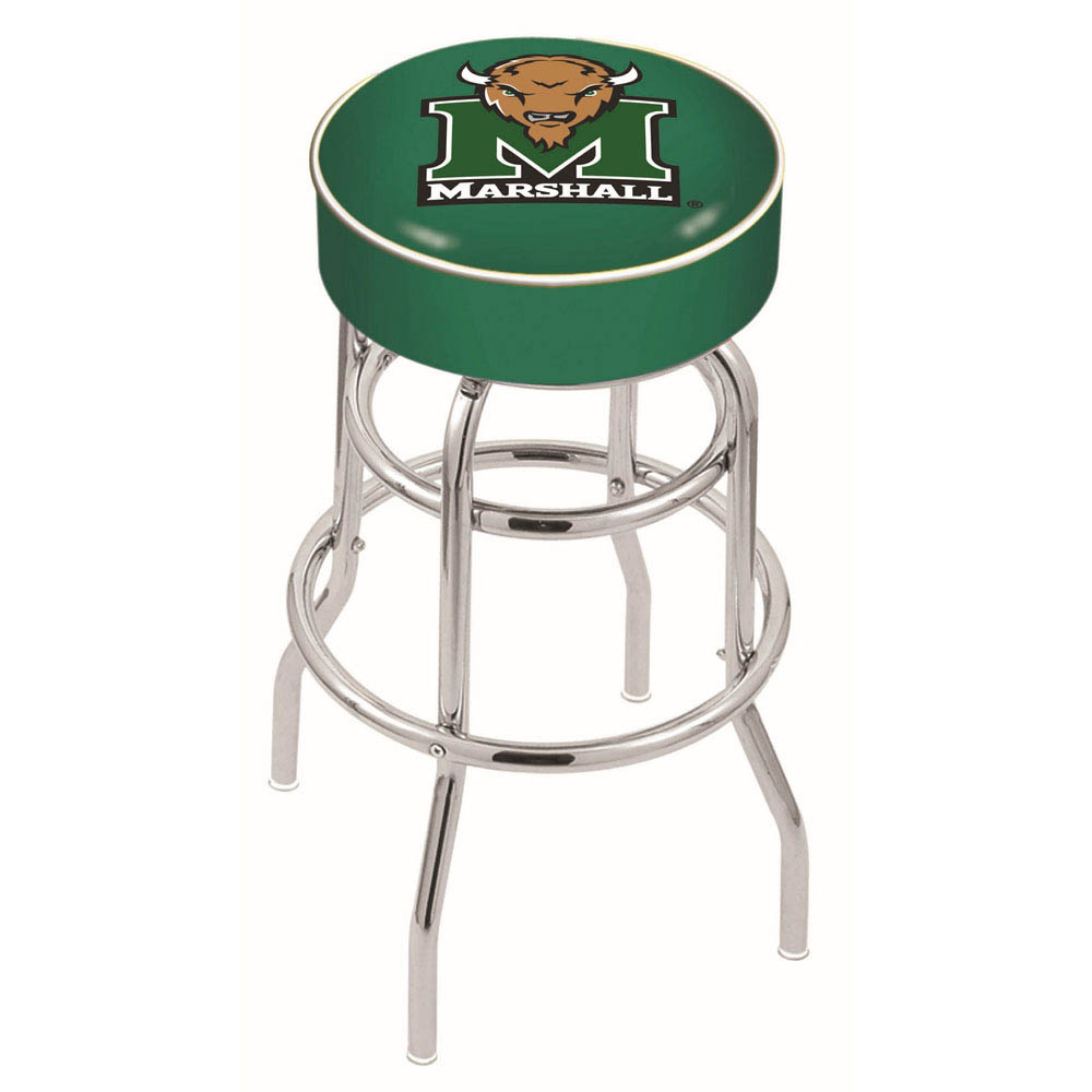 inch Marshall Chrome 2-Ring Base Swivel Bar Stool