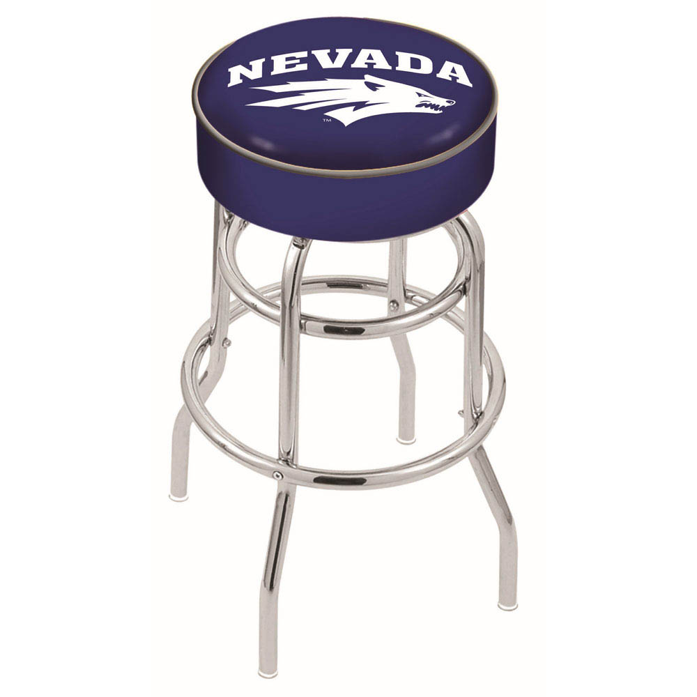 inch Nevada Chrome 2-Ring Base Swivel Bar Stool