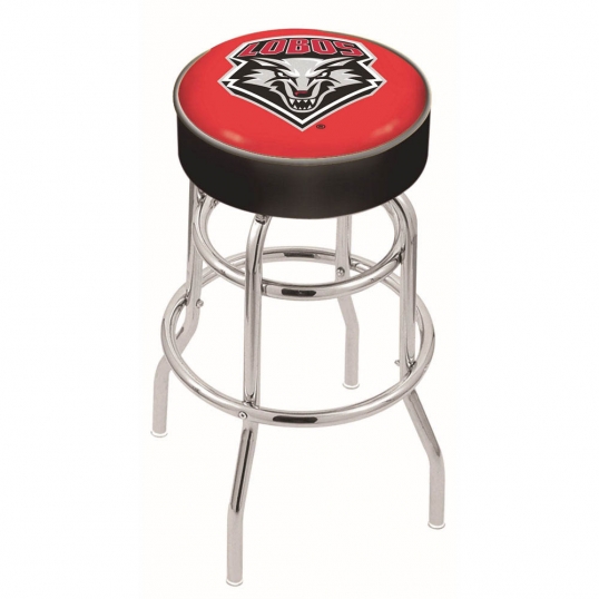 25 inch New Mexico Chrome 2-Ring Base Swivel Bar Stool