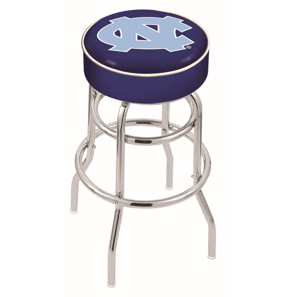 inch North Carolina Chrome 2-Ring Base Swivel Bar Stool