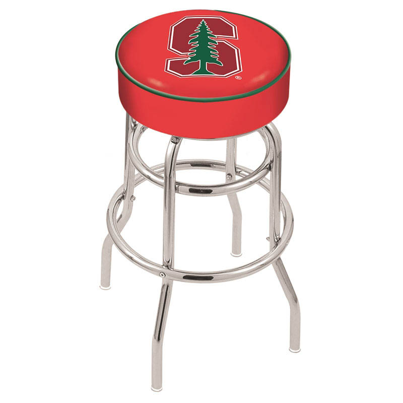 inch Stanford Chrome 2-Ring Base Swivel Bar Stool
