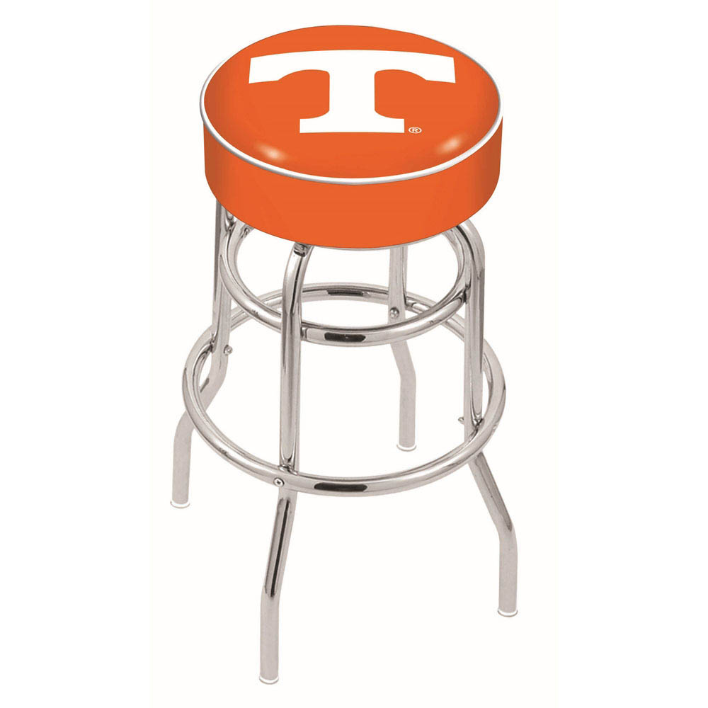 inch Tennessee Chrome 2-Ring Base Swivel Bar Stool