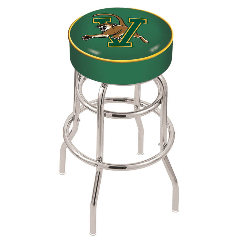 inch Vermont Chrome 2-Ring Base Swivel Bar Stool