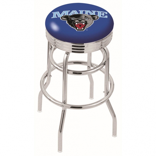 L7C3 - 30 inch Chrome 2-Ring Maine Swivel Counter Stool
