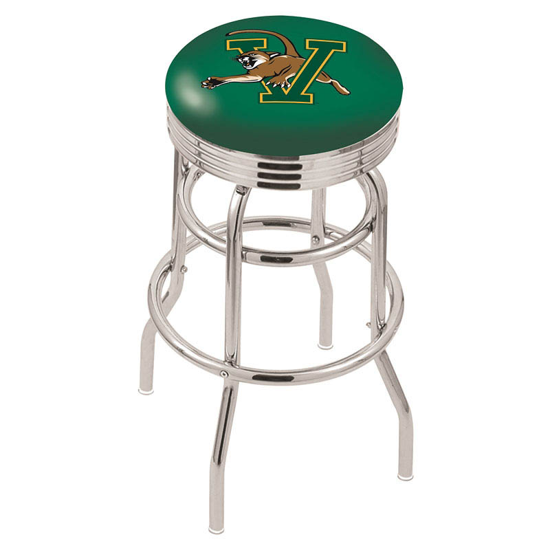 L7C3 - inch Chrome 2-Ring Vermont Swivel Bar Stool