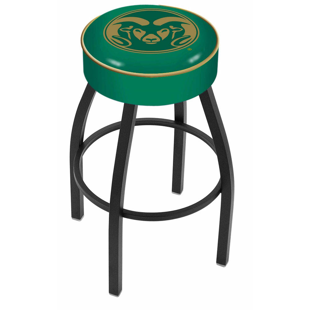 inch Colorado State Logo Swivel Bar Stool w/ Black Base