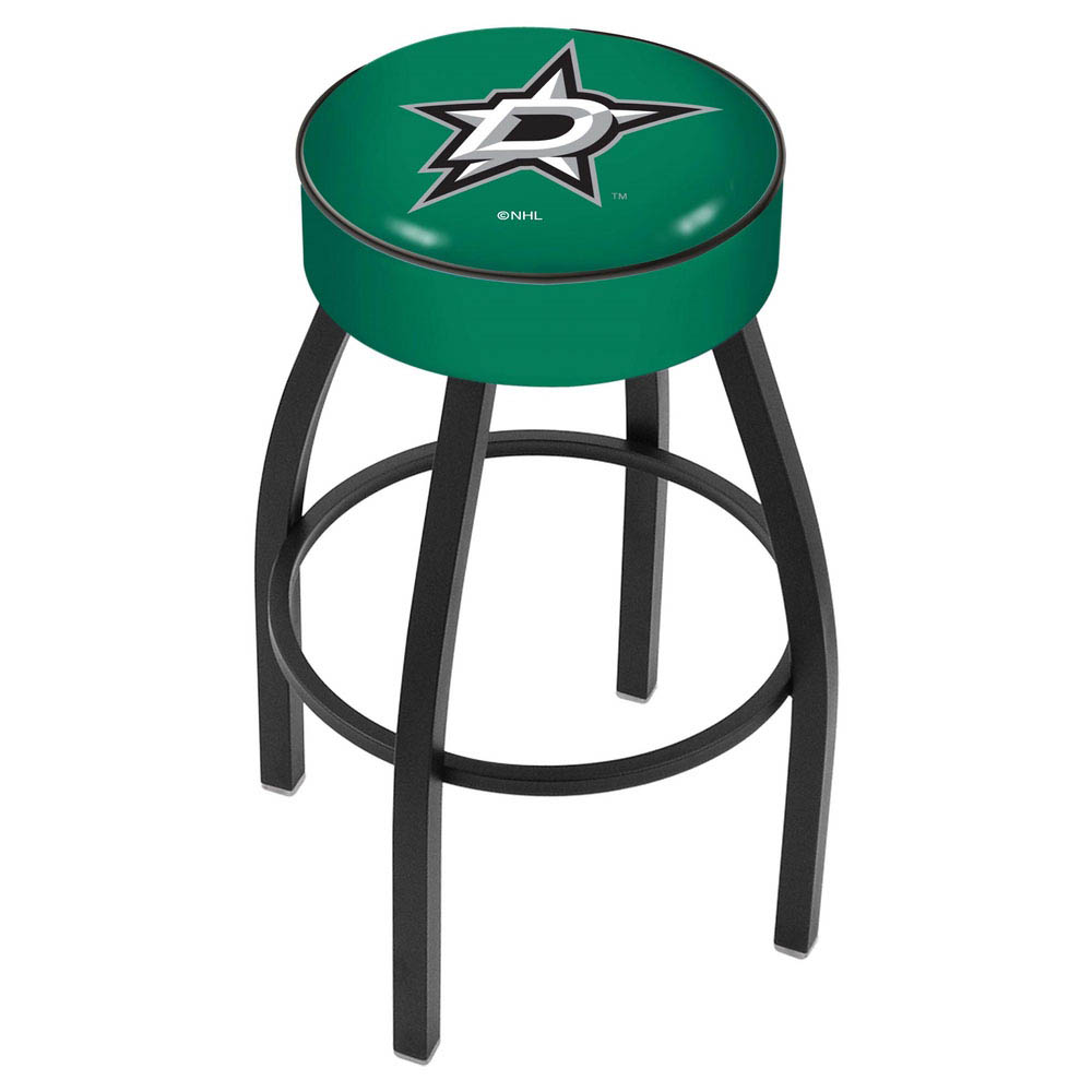 inch Dallas Stars Logo Swivel Bar Stool w/ Black Base