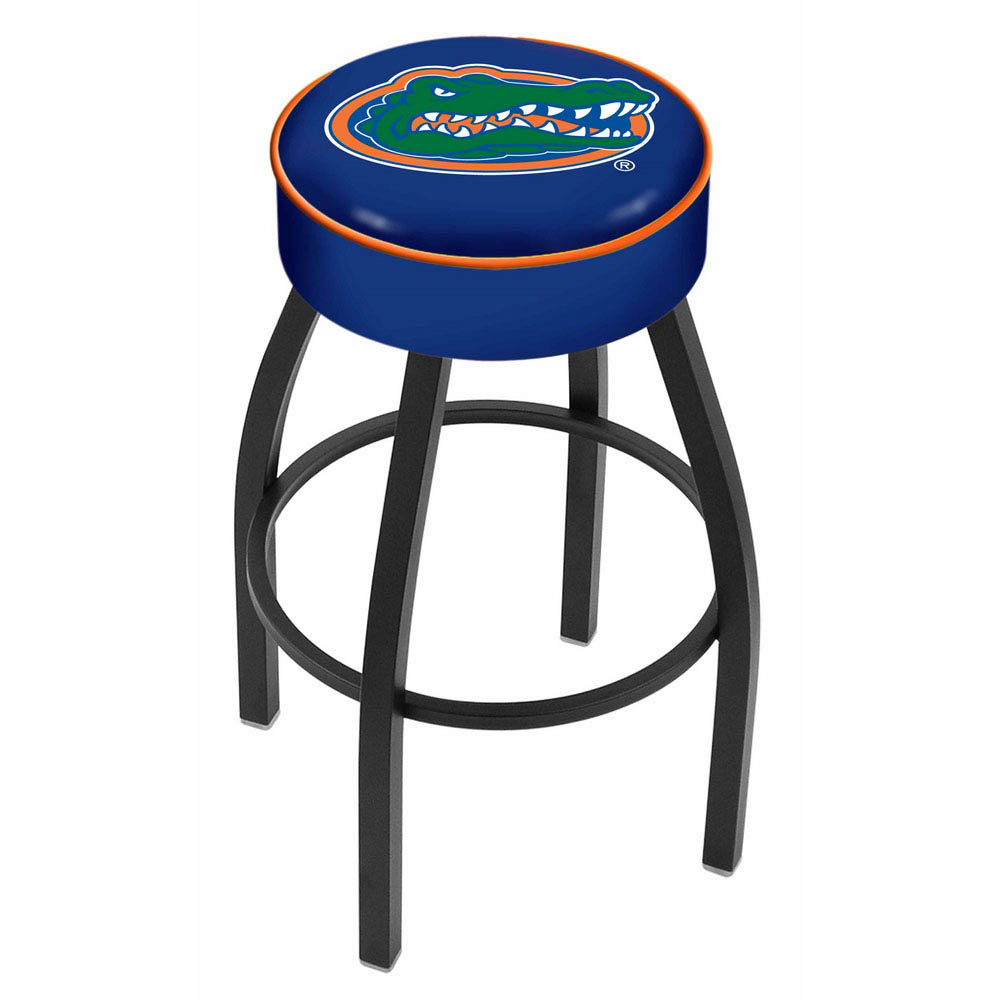 inch Florida Logo Swivel Bar Stool w/ Black Base