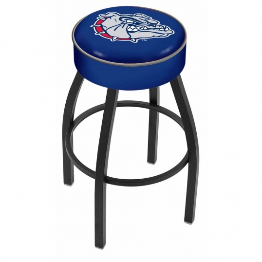 30 inch Gonzaga Logo Swivel Counter Stool w/ Black Base