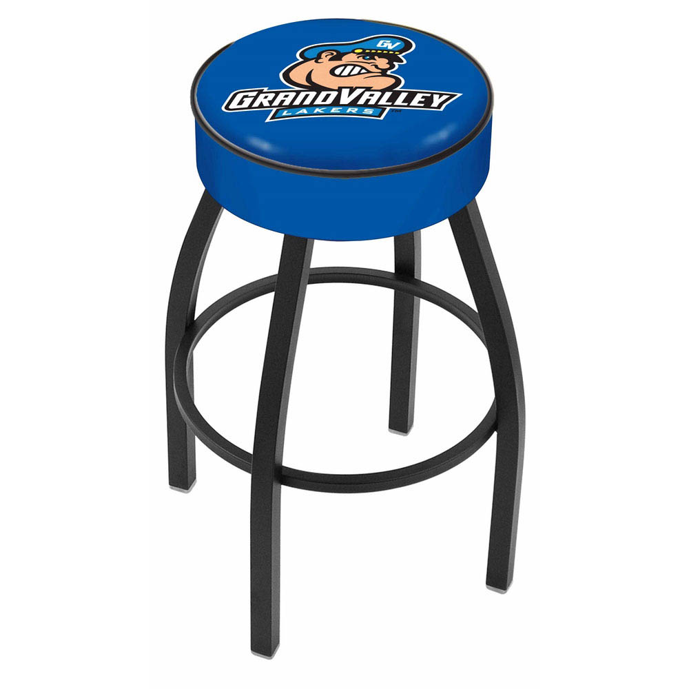 inch Grand Valley State Logo Swivel Bar Stool w/ Black Base
