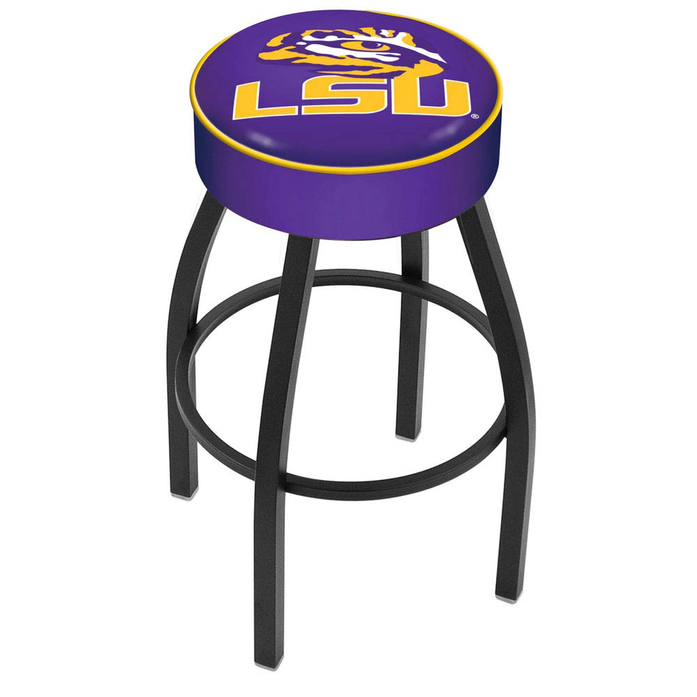 inch Louisiana State Logo Swivel Bar Stool w/ Black Base