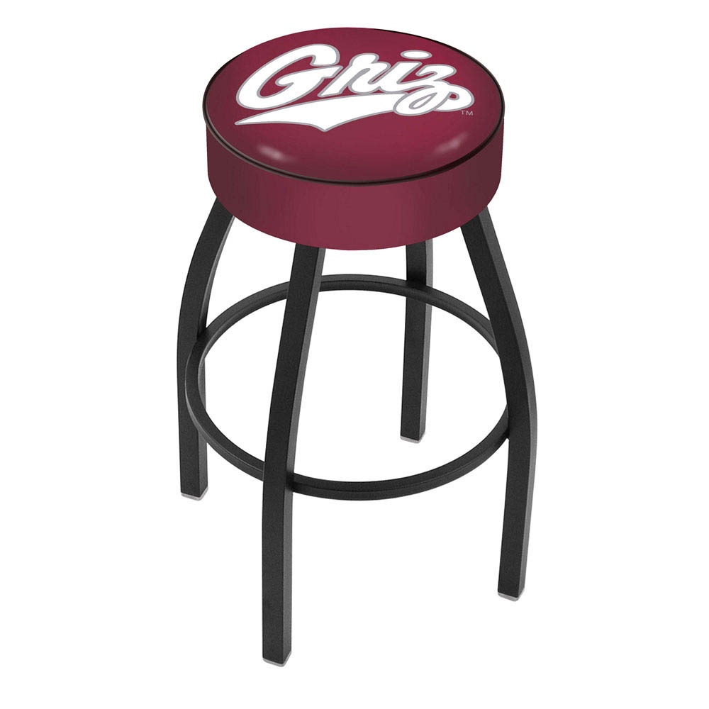 inch Montana Logo Swivel Bar Stool w/ Black Base