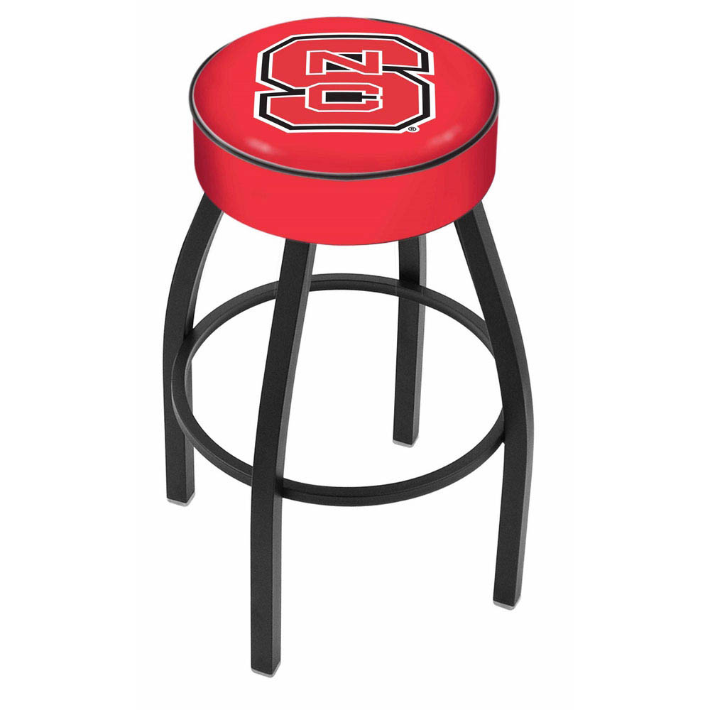 inch North Carolina State Logo Swivel Bar Stool w/ Black Base