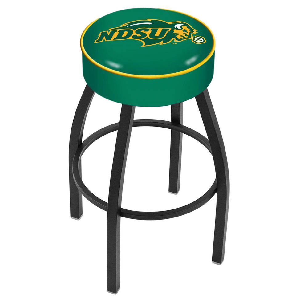 inch North Dakota State Logo Swivel Bar Stool w/ Black Base