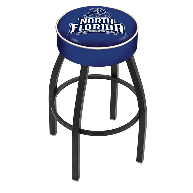 inch North Florida Logo Swivel Bar Stool w/ Black Base