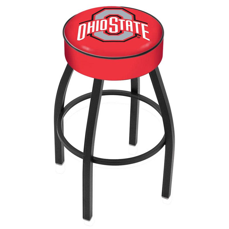 inch Ohio State Logo Swivel Bar Stool w/ Black Base