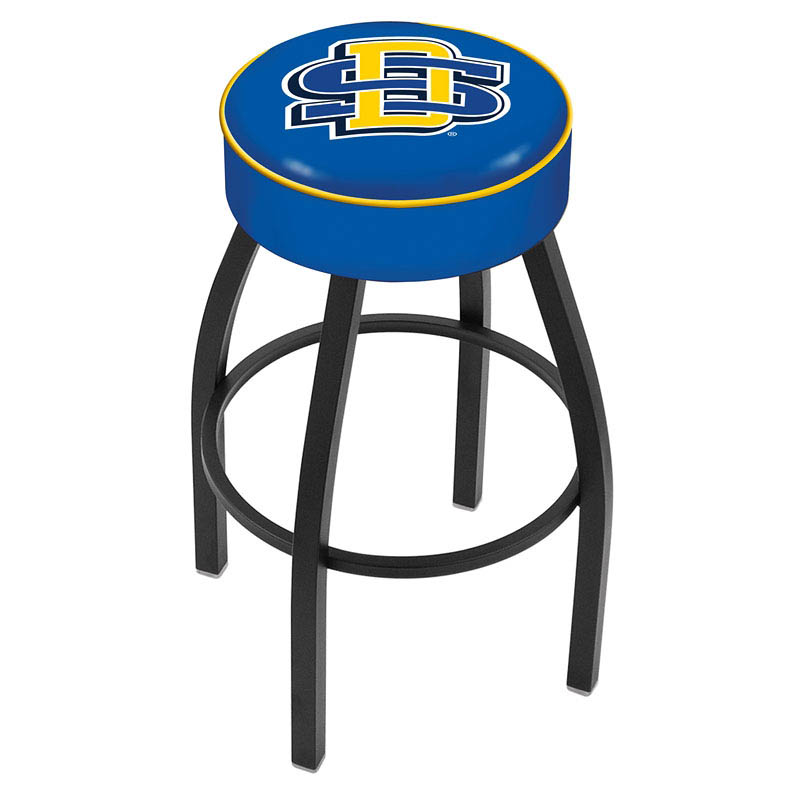 inch South Dakota State Logo Swivel Bar Stool w/ Black Base