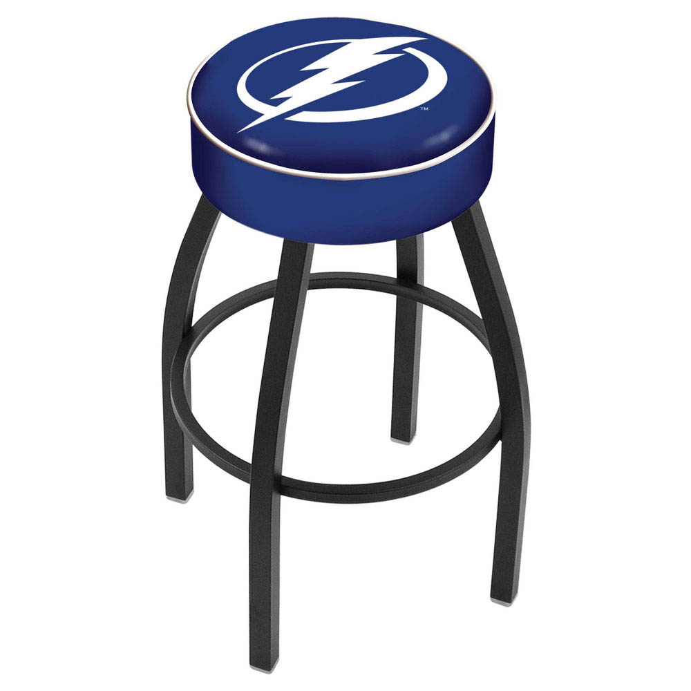 inch Tampa Bay Lightning Logo Swivel Bar Stool w/ Black Base