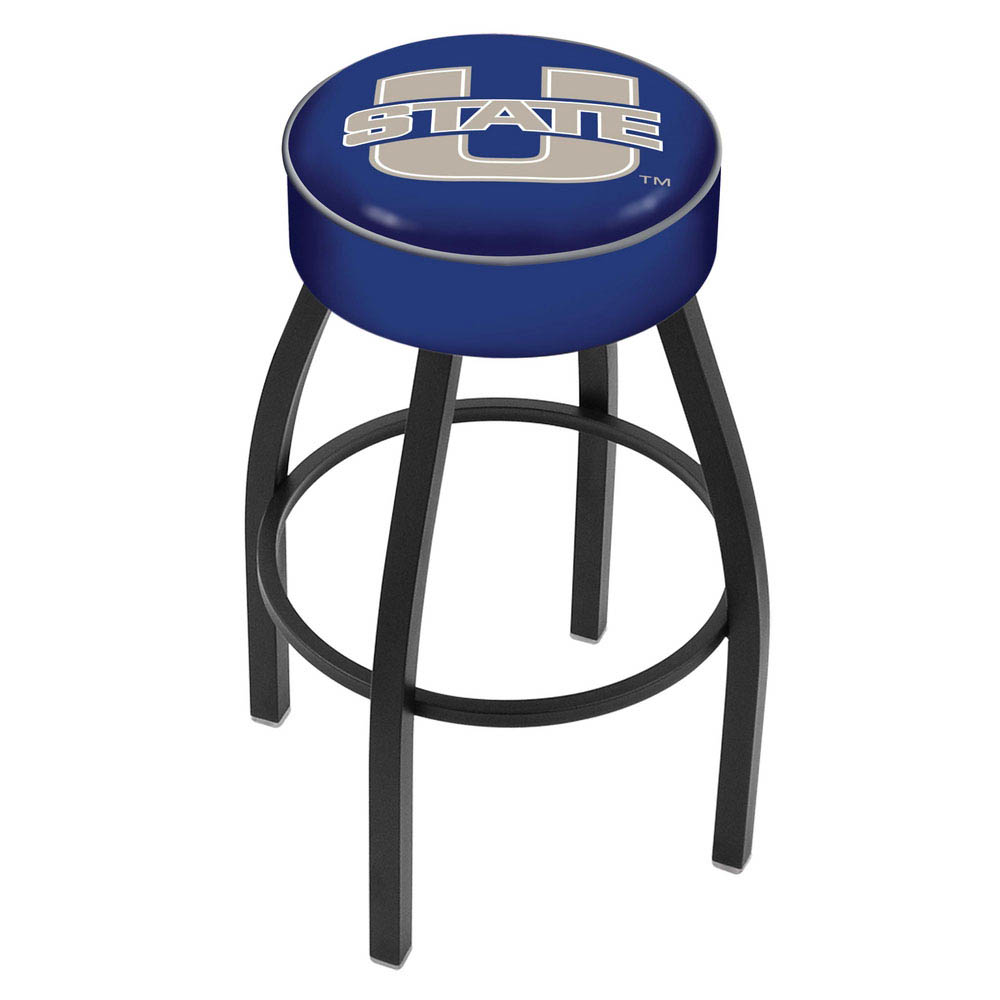inch Utah State Logo Swivel Bar Stool w/ Black Base