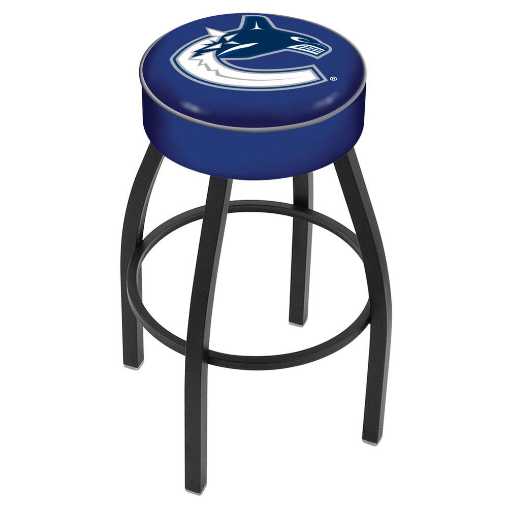 inch Vancouver Canucks Logo Swivel Bar Stool w/ Black Base