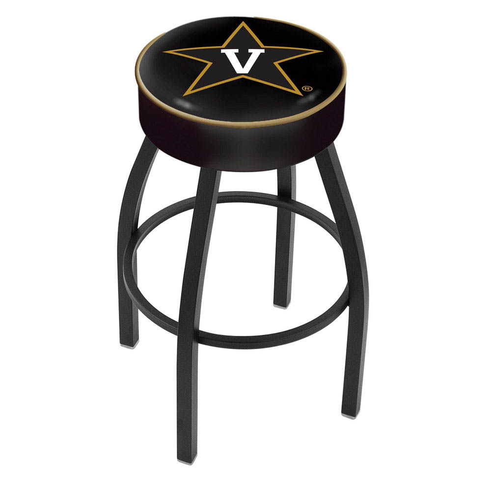 inch Vanderbilt Logo Swivel Bar Stool w/ Black Base