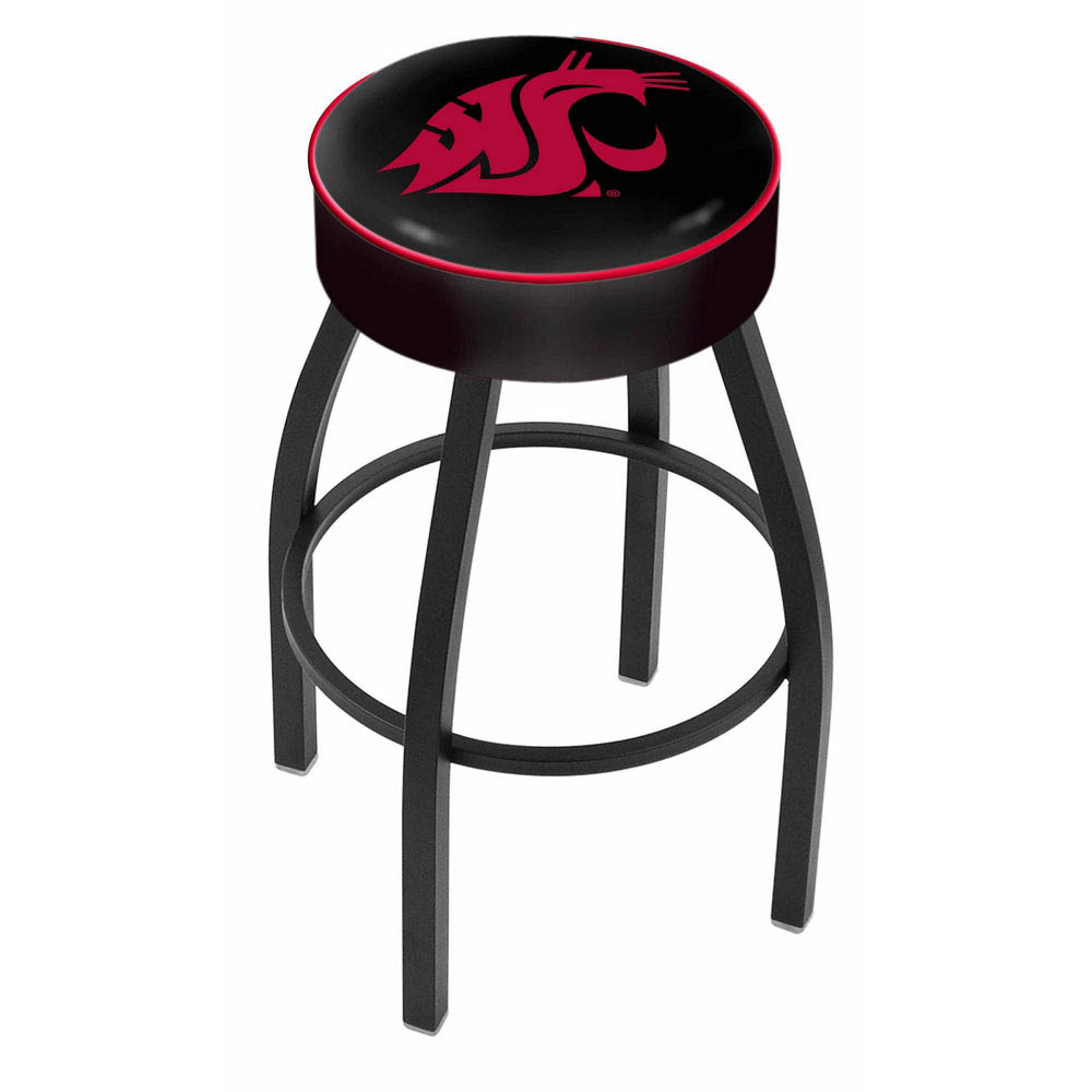 inch Washington State Logo Swivel Bar Stool w/ Black Base