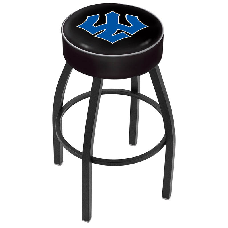inch Washington & Lee Logo Swivel Bar Stool w/ Black Base