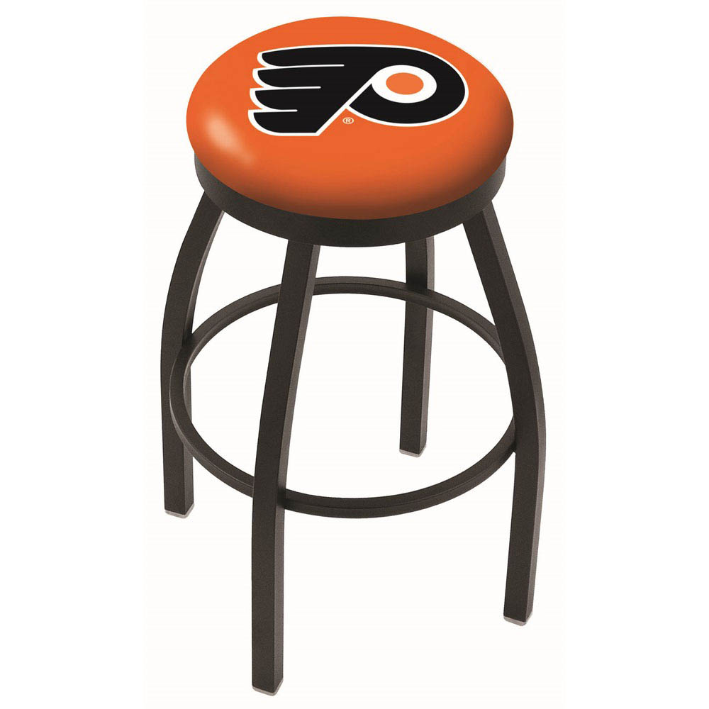 inch Orange Philadelphia Flyers Swivel Bar Stool w/ Accent Ring