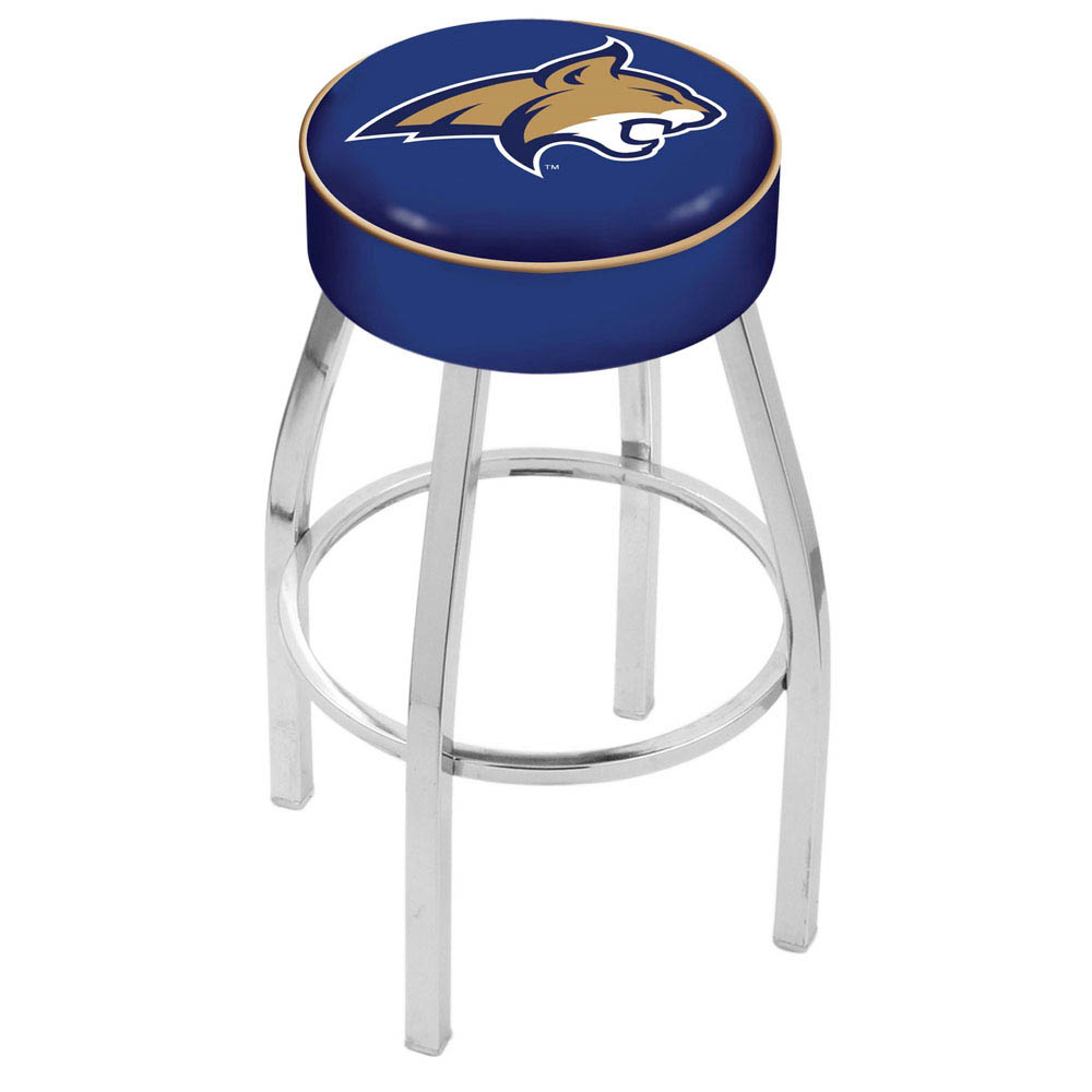 inch Montana State Logo Swivel Bar Stool w/ Chrome Base